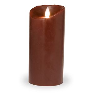 Sompex Flame Led elektrická svíčka s voskem na dálkové ovládání s časovačem 8x18cm Bordeaux
