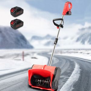 Traumheim Akku-Schneefräse , 88 Vf, elektrische Akku-Schneefräse mit verstellbarem Griff,Tragbar und abnehmbar,Rot(2 Batterien) Traumheim Akku-Schneefräse , 88 Vf, elektrische Akku-Schneefräse mit verstellbarem Griff,Tragbar und abnehmbar,Rot(2 Batterien)