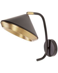 BELIANI Wandlampe Kupferfarben / Schwarz aus Eisen Industrial Style Modern Elegant für Wohnzimmer Schlafzimmer Flur