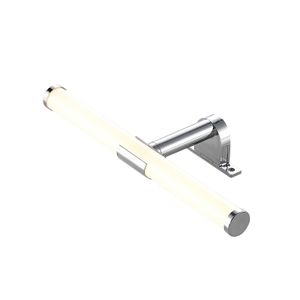 Lindby LED Wandleuchte, Wandlampe Bad 'Naili' (spritzwassergeschützt (Modern) in Chrom u.a. für Badezimmer (1 flammig,, inkl. Leuchtmittel) - Wandleuchten, Spiegelleuchte Badezimmer