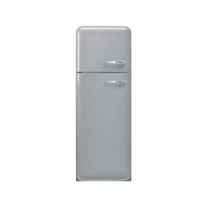 Smeg 2-Türig Kühlschrank 50s Style FAB30LSV5 Linksanschlag Polarsilber Metallic
