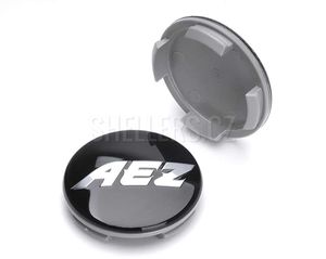 Středová krytka alu kola Ø 56/60 mm, AEZ ZA1318B, plast, s logem, černá