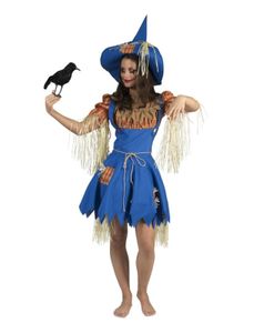 Vogelscheuche Kostüm Strohpuppe Olivia für Damen