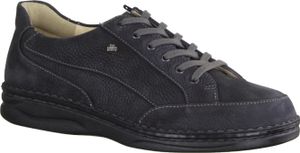 Finn Comfort Falkland Herren Komfortschuh, Schiefer, Leder, Wechselfußbett, NEU - Herrenschuhe Sneaker / Schnürschuh, Grau, leder (nubukrona)
