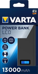 VARTA Mobiler Zusatzakku "POWER BANK LCD" 7.800 mAh