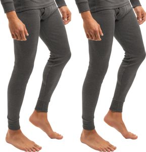 2er Pack Herren Ski- und Thermounterhose Light - Anthrazit L