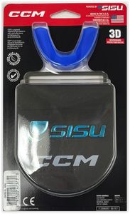 CCM SISU 3D Zahnschutz + Box, Farbe:weiss