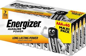 ENERGIZER MaxiPack 40x TYP AAA Micro Batterie LR3 auslaufsicher langlebig