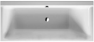 Duravit Rechteck-Badewanne P3 Comforts 1600 x 700 mm, 1 Rückenschräge rechts weiß