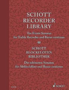 Schott Recorder Library. Alt-Blockflöte und Basso continuo