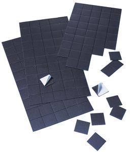 50 FRANKEN Magnete schwarz 2,0 x 2,0 cm