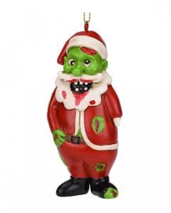 Zombie Weihnachtsmann als Weihnachtskugel 8,9cm