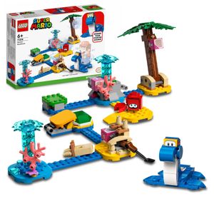 LEGO 71398 Super Mario Dorries Strandgrundstück – Erweiterungsset, Spielzeug mit Krabbenfigur ab 6 Jahren, kreatives Spiel für Kinder