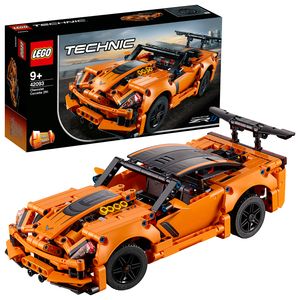 LEGO 42093 Technic Chevrolet Corvette ZR1 Rennwagen oder Hot Road, 2-in-1 Modellauto, Rennwagen-Kollektion