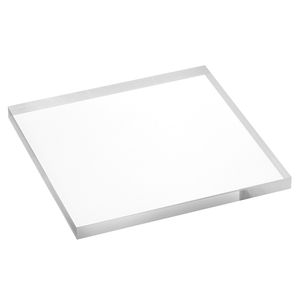 Quadratische Acrylglasscheibe 150x150x10mm transparent, rundum glänzend polierte Seitenkanten / Acryl / Acrylglas / massiv / klar / farblos / Dekoration - Zeigis®