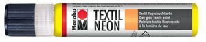 Textilný popisovač Marabu "Textil Neon Liner" neónovo-žltý