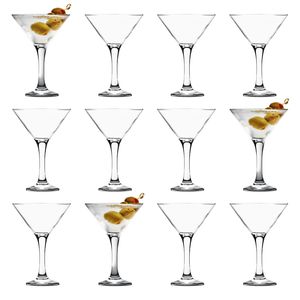 12x klar 175ml Misket Martini Gläser - Geschirrspüler Safe Klassische Party Bar Champagner Espresso Cocktail Glas Geschenk Set - von lav - von lav