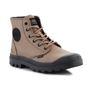 PALLADIUM Pampa Hi Supply Leather - Herren Stiefel Leder Braun 77963-297-M , Größe: EU 42 UK 8