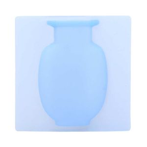 Wandvase aus Silikon, selbstklebende Vase, Dekoration, flexibel, für Heimbüro, für Familienmitglieder, für den Schönheitssalon