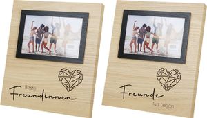 Gilde MDF LED Fotorahmen "Freunde" VE 4 so 44643