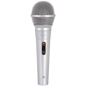 Dynamický mikrofón QTX DM11S, strieborný