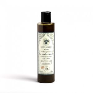 Aleppo Flüssigseife Olivenöl mit Lorbeeröl - Duschgel Shampoo 250 ml