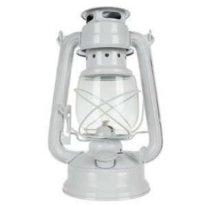 BESTIF Petroleumlampe für Innenräume Nostalgische Strumlaterne mit Docht Öl-lampe Weiß ( 1 Stück Weiß)