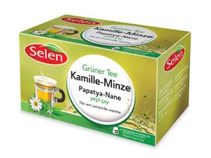 SELEN Grüner Tee Kamille-Minze