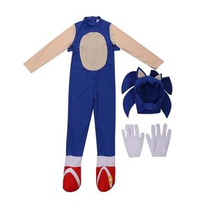 Sonic The Hedgehog - kostým - batole BN5843 (92) (modrá/bílá)