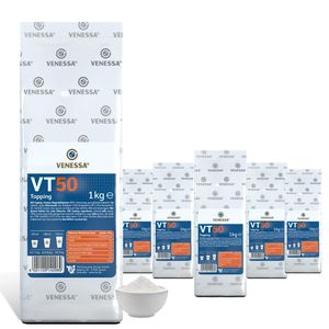 VENESSA VT 50 Kaffee Topping 5 x 1kg Magermilchpulver 50% Milchanteil Kaffeemaschine Automaten geeignet