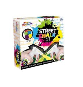 Grafix Kreidespray Street Chalk 9-teilig, Straßenkreide
