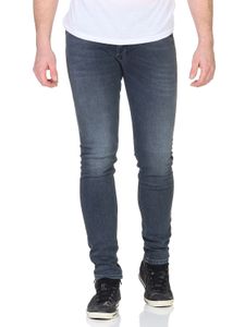 Diesel Jeans Herren Sleenker-X Skinny-Fit Hose Farbe: Blau Grau R84NX Größe: W32 L32
