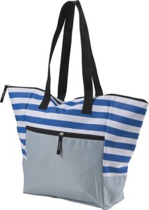 Strandtasche mit Reißverschluss Groß Badetasche XXL für z.b Familie Blau BWE