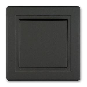 Unterputz Wechselschalter Schwarz (Soft Touch) VDE