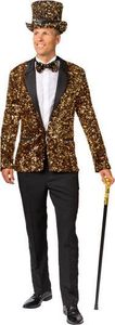 Jacke Pailletten gold Paillettenjacke Sakko Jackett Karneval Fasching Kostüm 58 Jacke Pailletten gold Paillettenjacke Sakko Jackett Karneval Fasching Kostüm 58