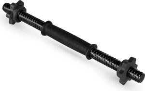 Gymtek činka - dĺžka 40 cm, Ø 24 mm - nakladacia činka - krátke rukoväte činky činka pre domácu posilňovňu, cvičenie