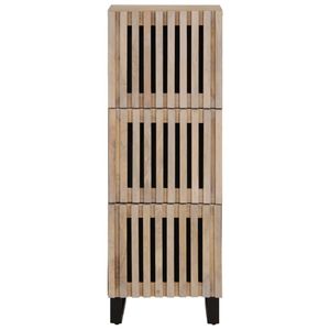 vidaXL Highboard 40x34x110 cm Massivholz Mango