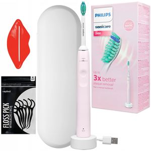 Philips Sonicare Elektrische Zahnbürste HX3651/11 Rosa + Weißes Etui