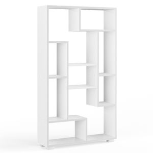 Livinity® Raumteiler Domus, 70 x 120 cm 9 Fächer, Weiß