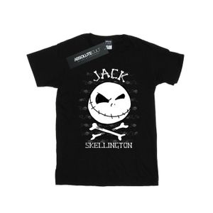 Disney - "Nightmare Before Christmas Jack Face" T-Shirt für Damen BI50936 (XL) (Schwarz)