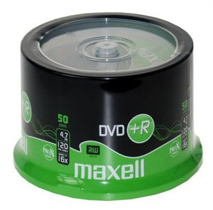 Maxell DVD+R 8x Spindle, -5 - 55 °C, -10 - 55 °C, 3 - 85 %, 3 - 90 %