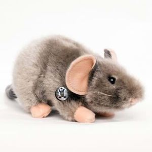 Maus Kuscheltier Ratte grau 25 cm Plüschtier * MAUSI
