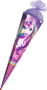 ROTH Schultüte "Einhornportrait" eckig 850 mm ROTH Schultüte "Einhornportrait" eckig 850 mm