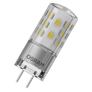 Osram LED Leuchtmittel Stiftsockellampe 4W = 40W GY6,35 klar 12V 470lm warmweiß 2700K 320° Osram LED Leuchtmittel Stiftsockellampe 4W = 40W GY6,35 klar 12V 470lm warmweiß 2700K 320°