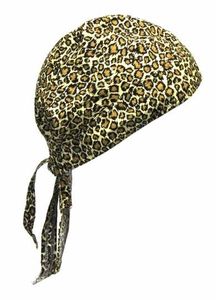 Bandana Kopftuch Leoparden Style, Bandana Headscarf Leopard Style,  Pañuelo en la cabeza Estilo Leopardo