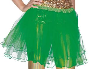 Tüllrock Petticoat Tutu Unterrock grün Karneval Fasching Kostüm 34-40