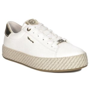 Tamaris Damen Low Sneaker Low Top 1-23713-42 Weiß