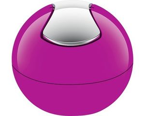 spirella Schwingdeckeleimer Bowl 1 l pink chrom glänzend
