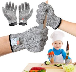 Schnitzhandschuh Kinder, xxs(13cm） Schnittfeste Handschuhe Kinder Arbeitshandschuhe, Stufe 5 Schutz für Schnitzmesser, Schnittsichere Geeignet