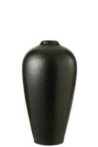 Vase Keramik Schwarz Large